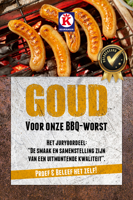 BBQ worst met goud bekroond